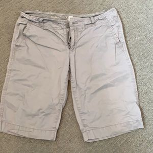 Gray boyfriend short 12” inseam LOFT